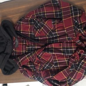 Hooded No Boudaries Flannel